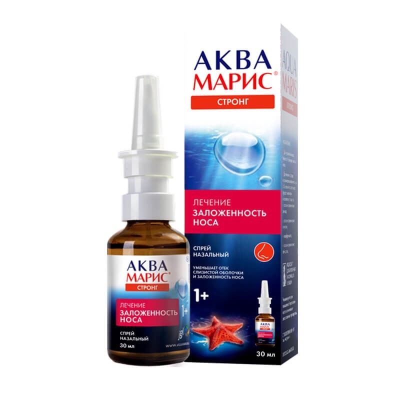 Nose throat ea, Nasal spray «Akva Maris» Strong 30 ml, Խորվաթիա