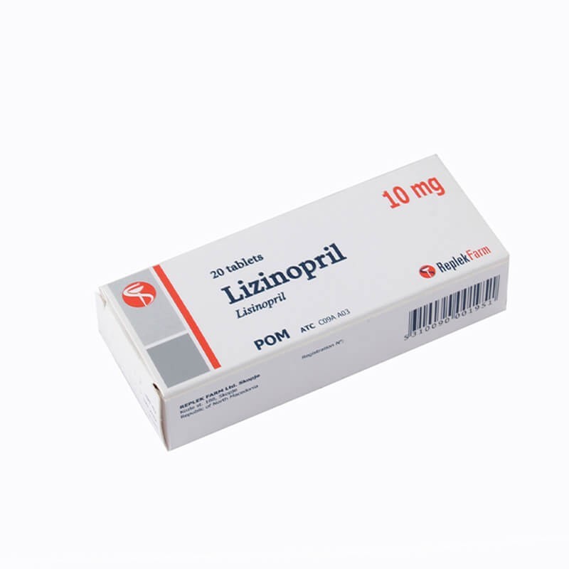 Medicines of the cardiovascular system, Tablets «Lizinopril» 10 mg, Մակեդոնիա