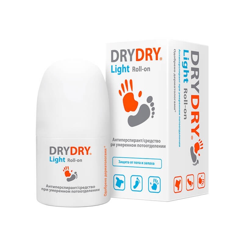 Face and body care, Body antiperspirant «Dry Dry» Light 50ml, Շվեդիա