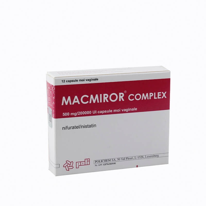 Women's health, Suppositories «Macmiror» 500mg, Ֆինլանդիա