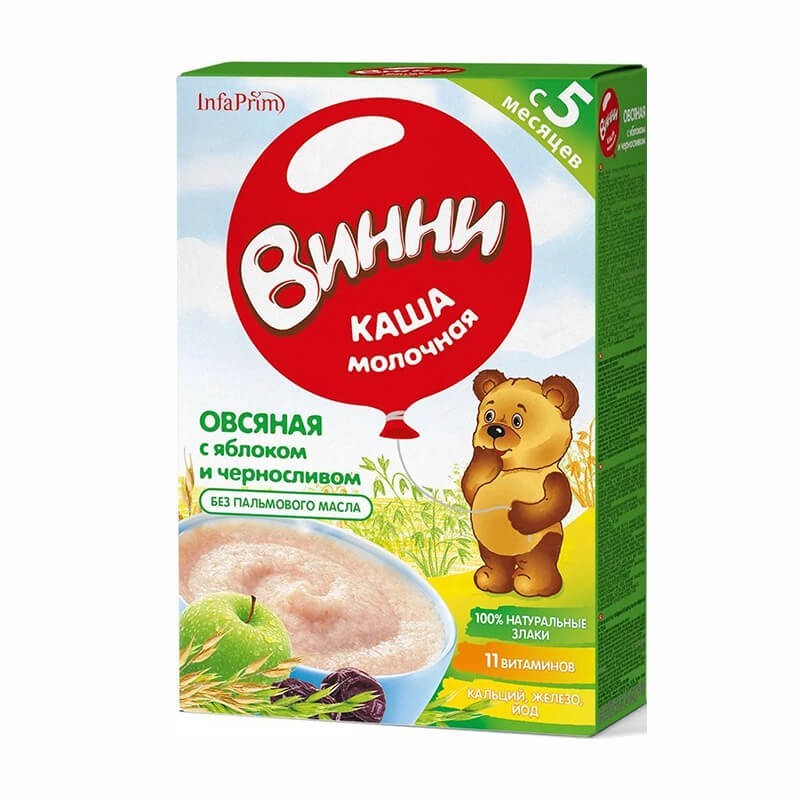 Кашы, Детская каша «Винни» 200г, Ռուսաստան