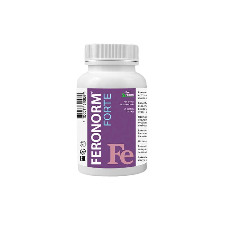 Antianemic drugs, Feronorm Forte tablets , ԱՄՆ