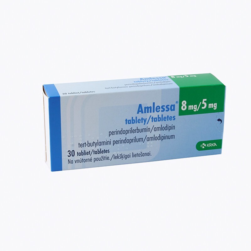 Medicines of the cardiovascular system, Pills «Amlessa» 8mg/5mg, Սլովենիա