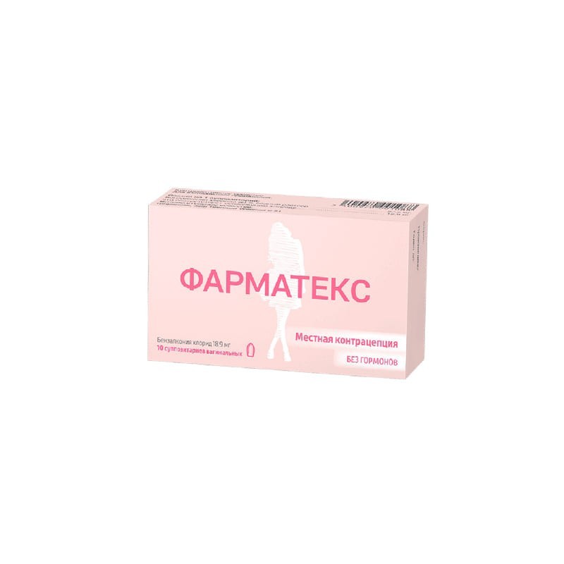 Women's health, Suppositories «Pharmatex» 18.9 mg, Ֆրանսիա