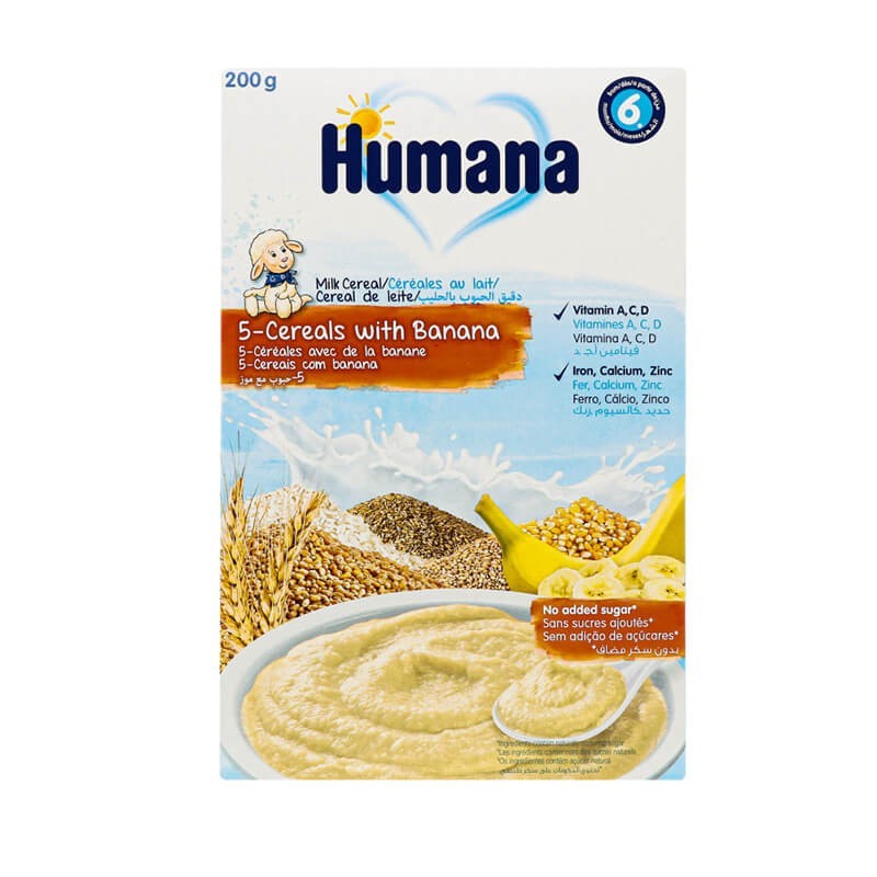 Porridges, Children's porridge «Humana» 200g / N6, Գերմանիա