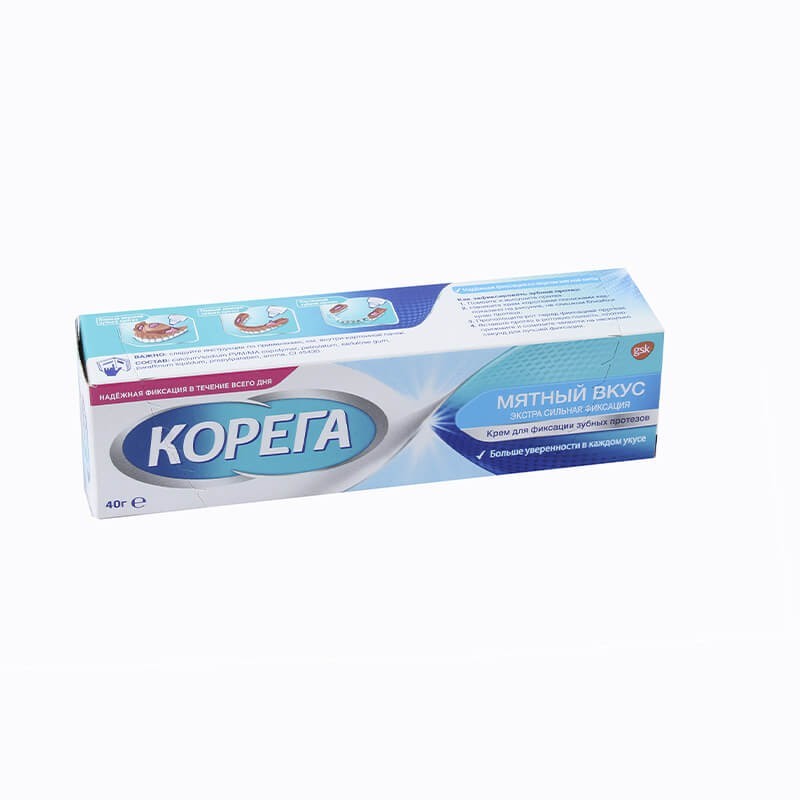 Oral hygiene, Prosthesis fixation cream «Corega» 40g, Իռլանդիա