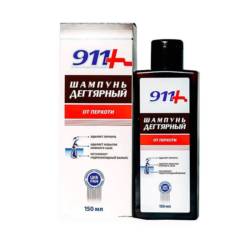 Hair Care, Shampoo against dandruff «911» 150ml, Ռուսաստան