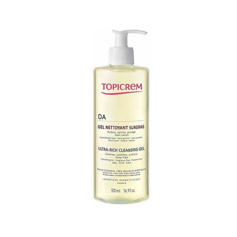 Face and body care, Bath gel «Topicrem» 500 ml, Ֆրանսիա