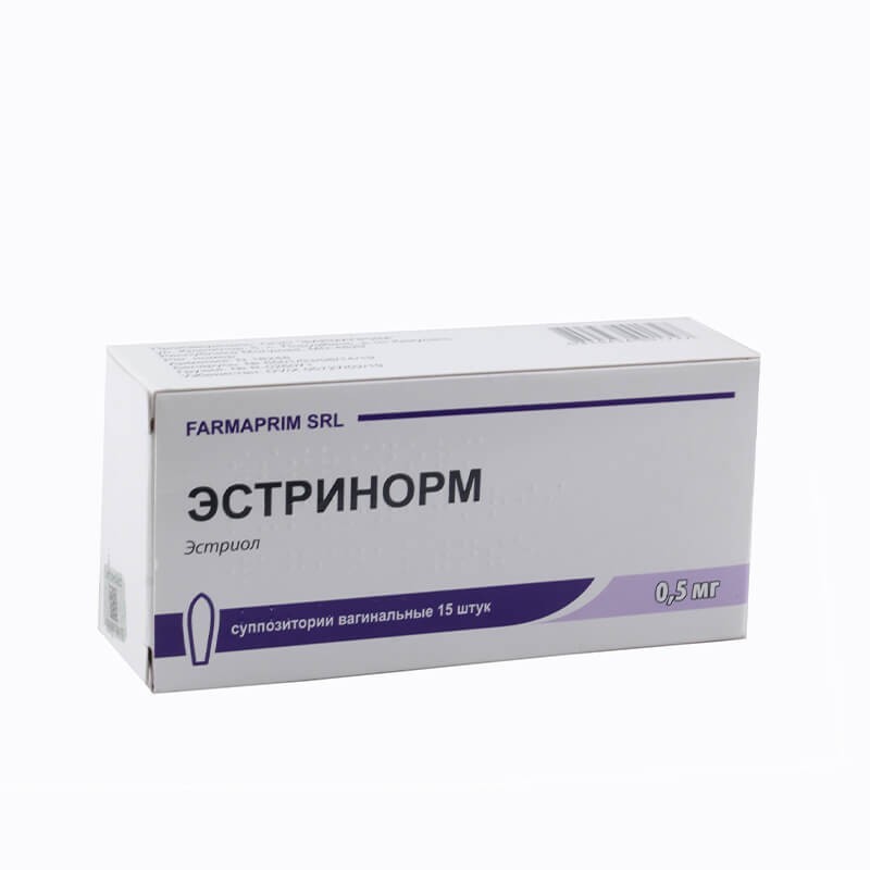 Women's health, Suppositories «Estrinorm» 500 mg, Մոլդովա