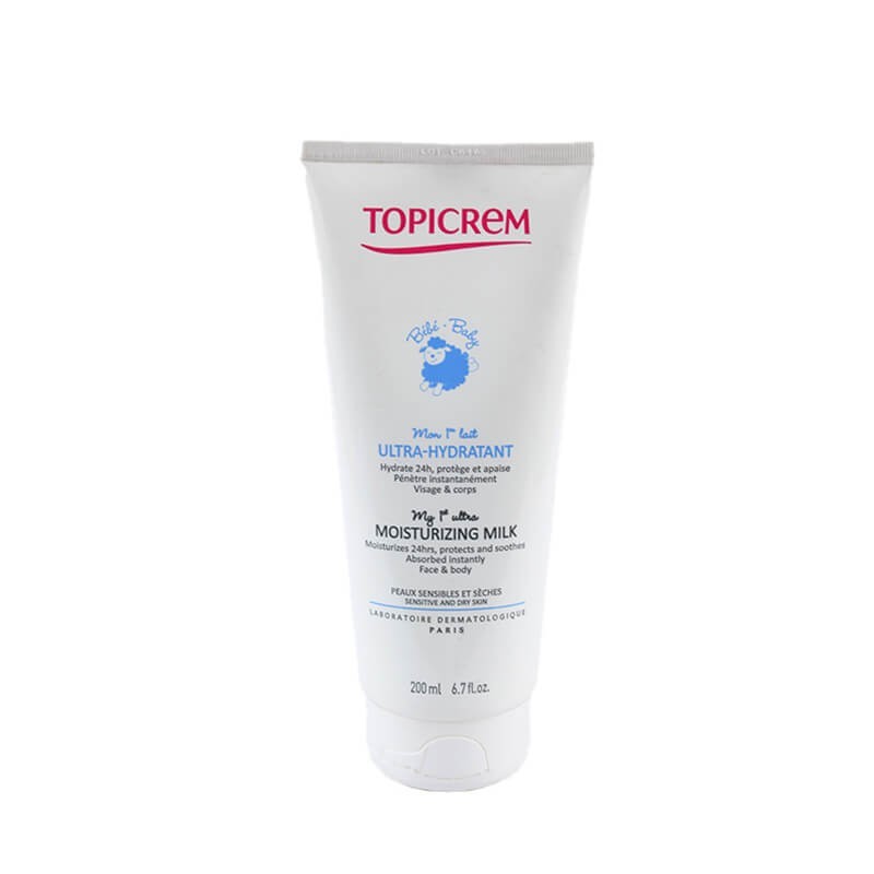 Body and hair care, Body lotion «Topicrem» 200 ml, Ֆրանսիա