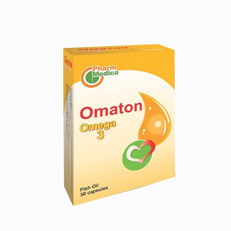 Omega-3 fatty acids, Capsules «Omaton omega-3» 1000mg, Իսպանիա