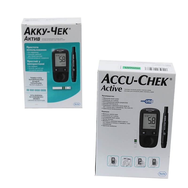 Գլյուկոմետրեր և երիզներ, Գլյուկոմետր «Accu - Chek», Գերմանիա