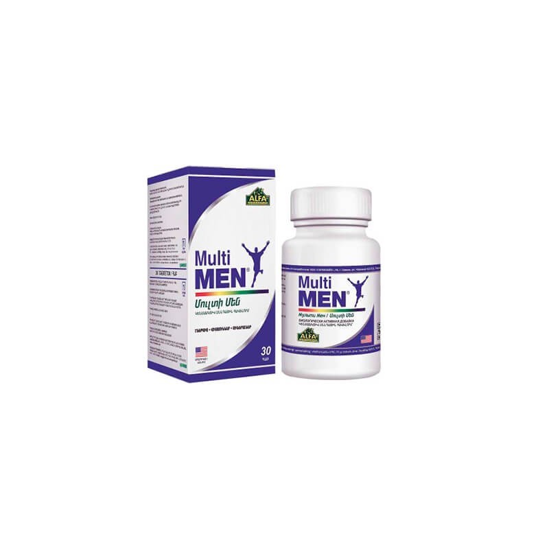 Men's health, Alfa vitamins Multi Men N30, ԱՄՆ