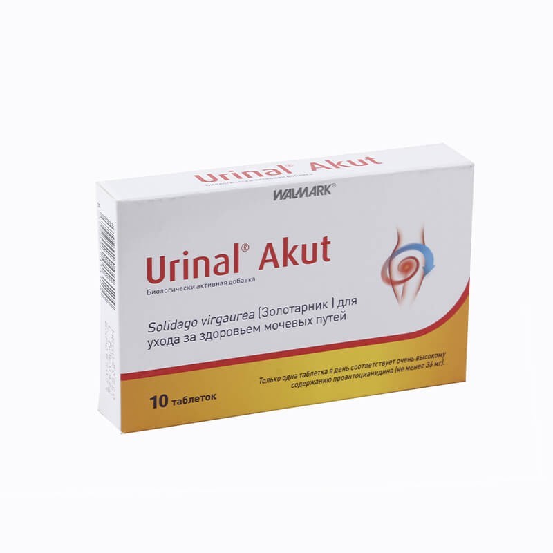 Bioactive supplements, Tablets «Urinal Akut», Չեխիա