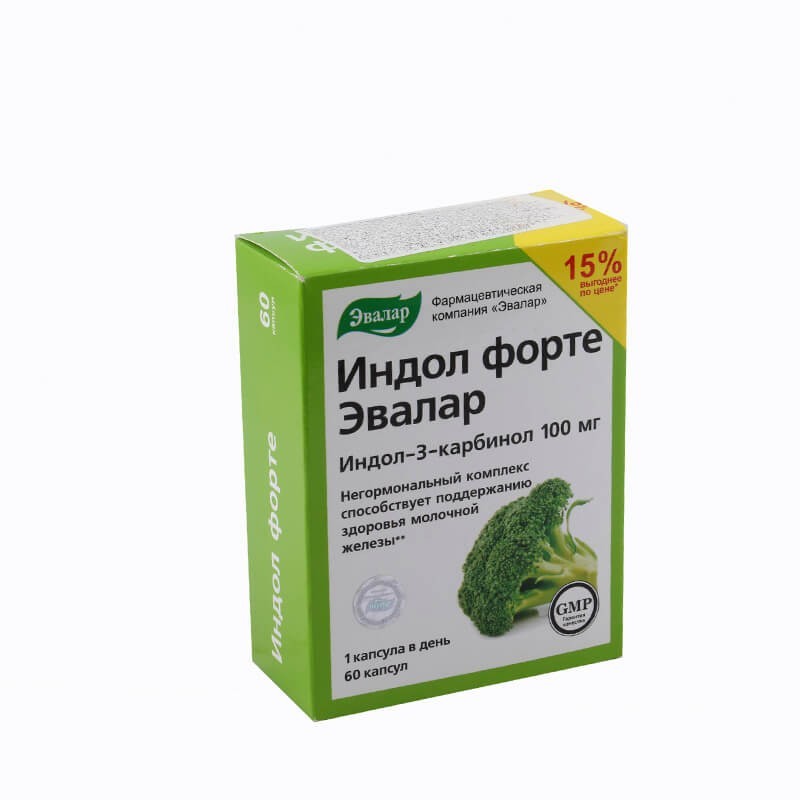 Women's health, Tablets «Indol forte», Ռուսաստան