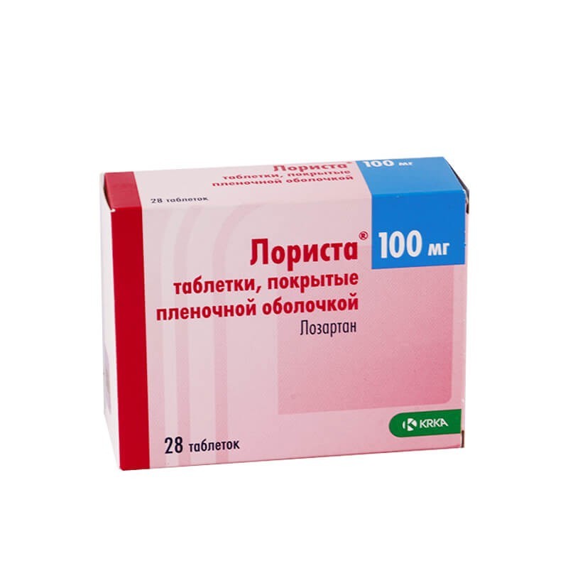 Medicines of the cardiovascular system, Pills «Lorista» 100 mg, Սլովենիա