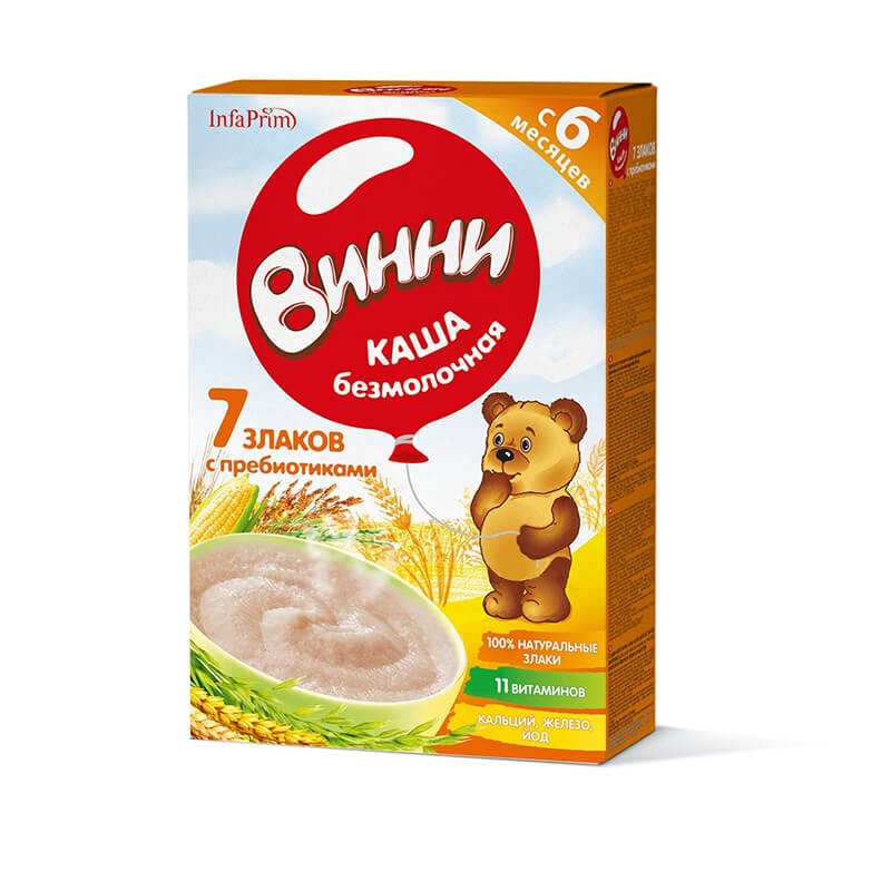 Кашы, Детская каша «Винни» 200г, Ռուսաստան