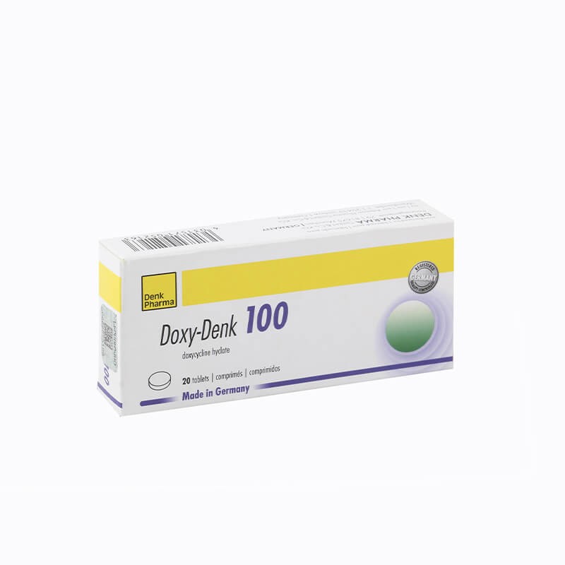 Antibiotic drugs, Tablets «Doxy-Denk» 100 mg, Գերմանիա