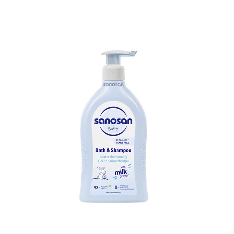 Shampoo / Bath gel, Shampoo / shower gel for children «Sanosan» 500 ml, Գերմանիա