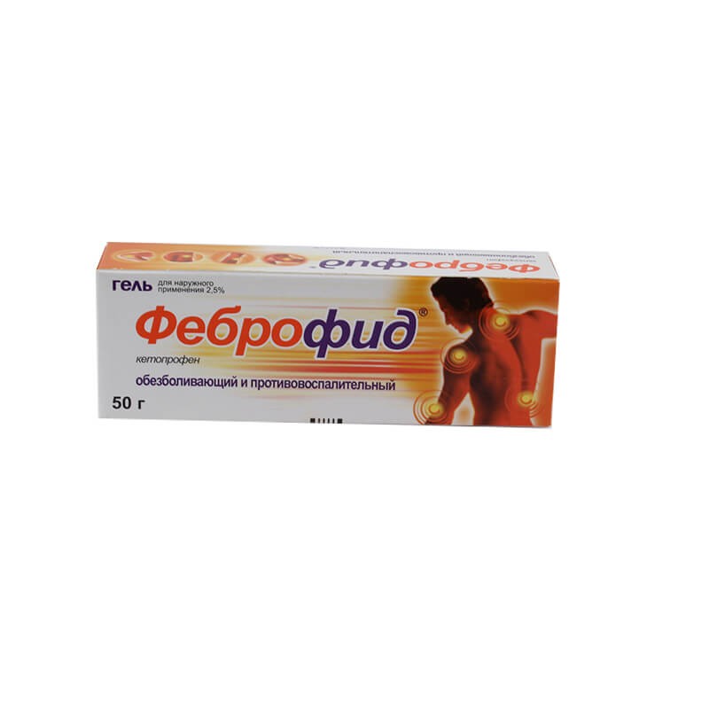 Medicines of local effect, Gel «Febrofid» 50g, Իռլանդիա